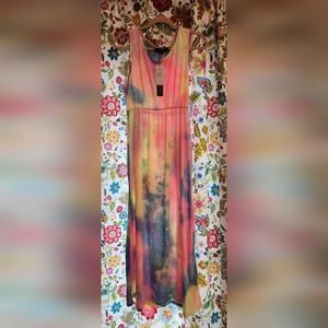 NWT Tie Dye Maxi Dress